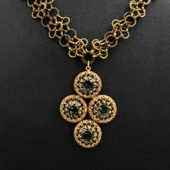 Vintage Catherine Popesco Swarovski Crystal Pendant - Picture 6 of 8